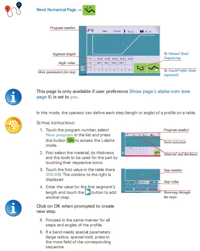 Hydraulic press brake CybTouch 8 controller Manual - Pictures 48 Hydraulic press brake CybTouch 8 controller Manual - 1 121