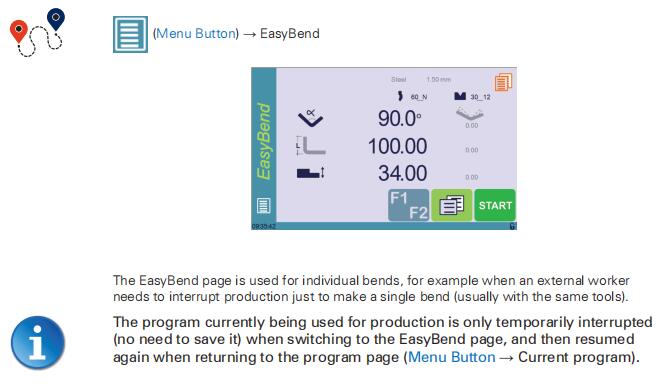 Hydraulic press brake CybTouch 8 controller Manual - Pictures 55 Hydraulic press brake CybTouch 8 controller Manual - 1 129