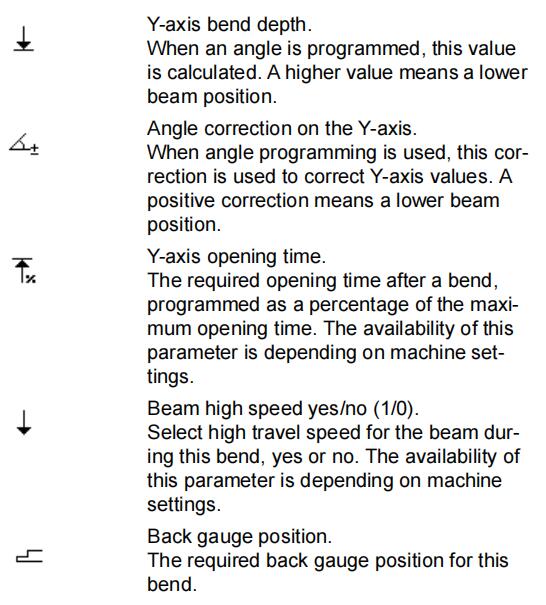 Инструкция по эксплуатации контроллера листогибочного пресса Delem DA41s - Фотографии 25 Руководство по эксплуатации контроллера листогибочного пресса Delem DA41s - 1 229