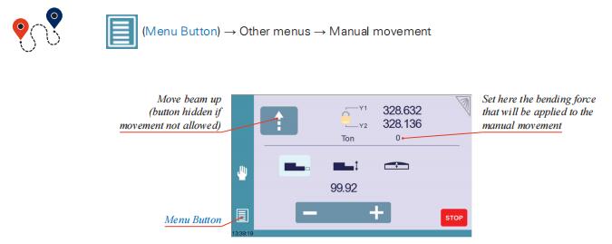 Hydraulic press brake CybTouch 8 controller Manual - Pictures 15 CybTouch 8 controller