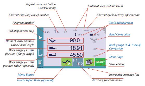 Hydraulic press brake CybTouch 8 controller Manual - Pictures 26 CybTouch 8 controller