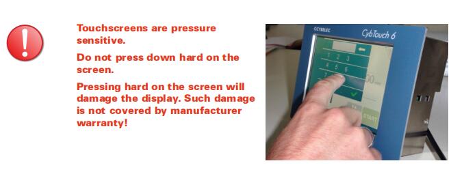 Hydraulic press brake CybTouch 8 controller Manual - Pictures 1 CybTouch 8 controller