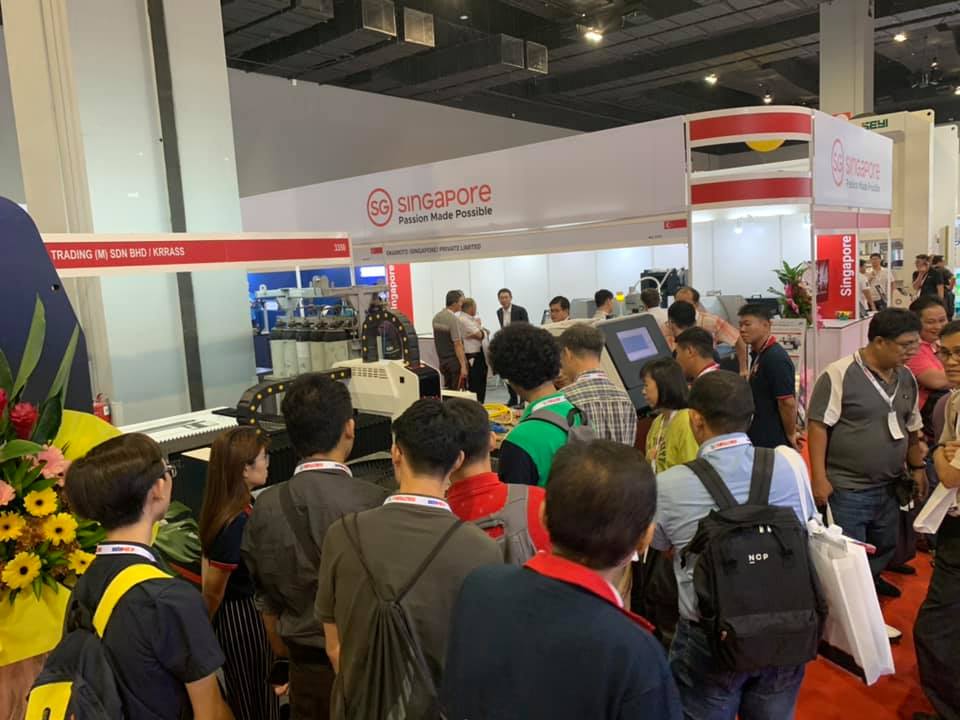 KRRASS sheet metal equipment in Malaysia exhibition