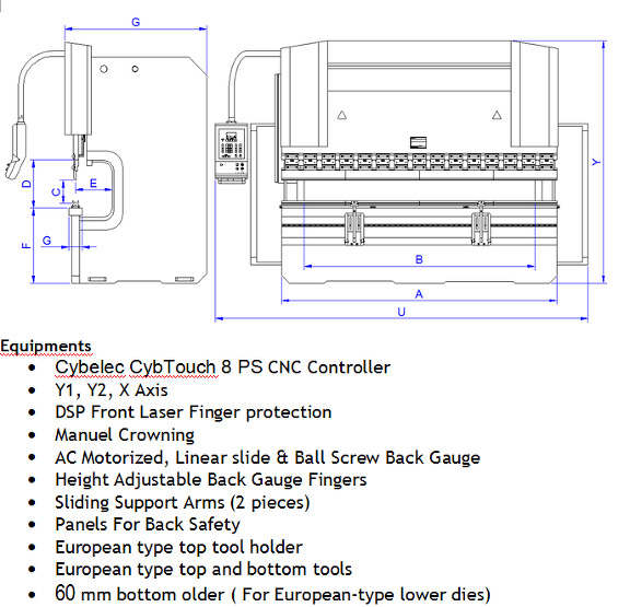 How to maintain the hydraulic press brake? - Pictures 1 Prensa dobradeira hidráulica