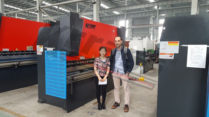 Shearing Machine Suppliers in Qatar Elevator manufacturer Paxmatyo cannxob from qatar Come to Visit Us - NC 80T3200 PRESS BRAKE KRRASS