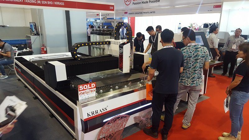 KRRASS sheet metal equipment in Malaysia exhibition