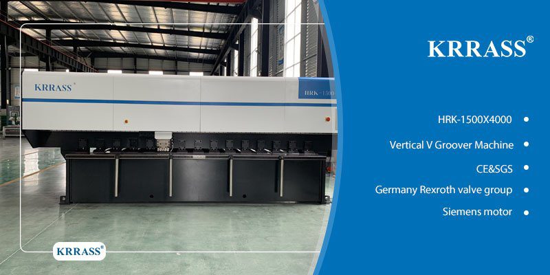 Introduction of KRRASS HRK Series V Grooving Machine for Sheet Metal - Pictures 1 V Grooving Machine