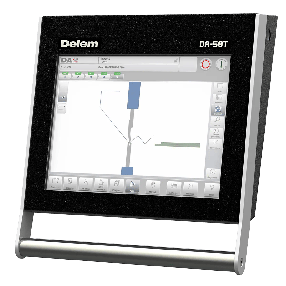 CNC Press Brake DELEM DA-58T Controller