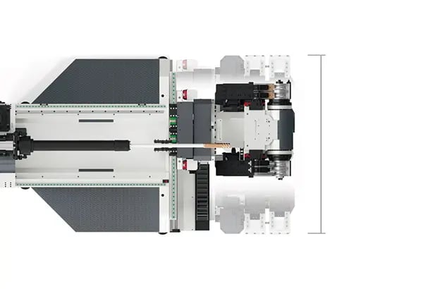 Fully Electric CNC Steel Tube Bender With Rotative Head - EB-RH Series - rotative head full electic tube bender krrass cnc integration curvadora de tubos totalmente electrica cabeca rotativa