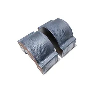 Découpe de l'acier au carbone de 50 mm