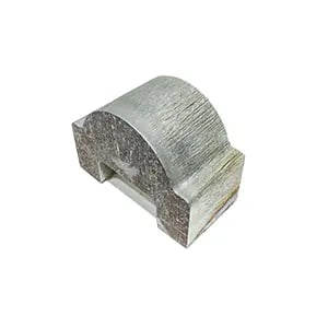 Découpe de l'acier inoxydable de 50 mm