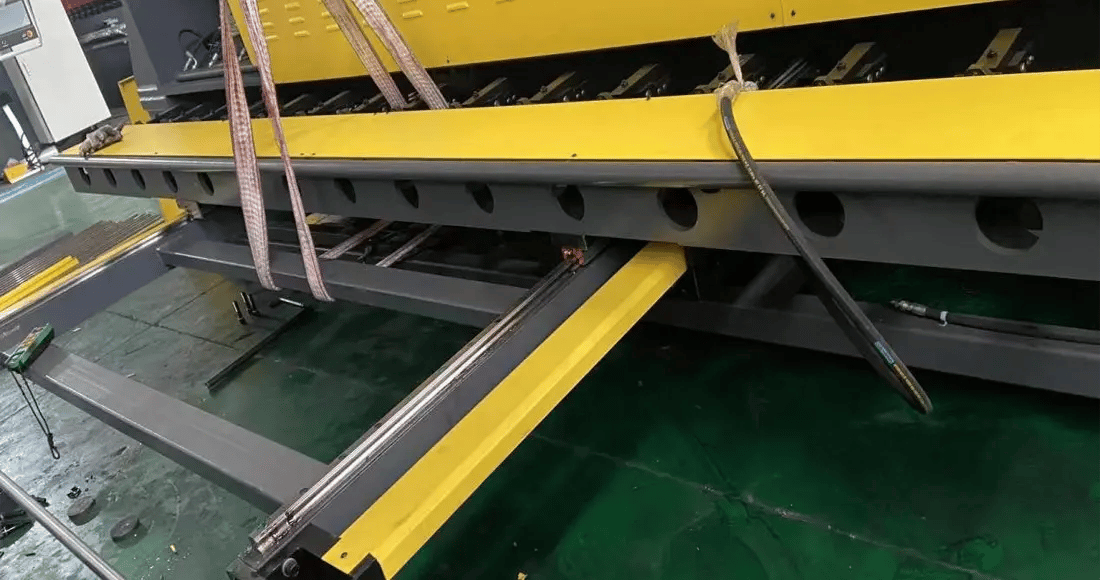 How to assemble vertical V grooving machine