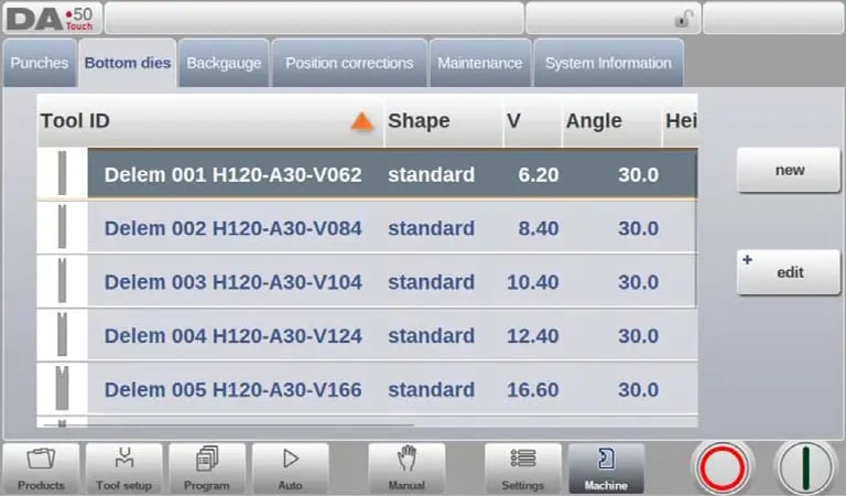 Programação de matrizes inferiores