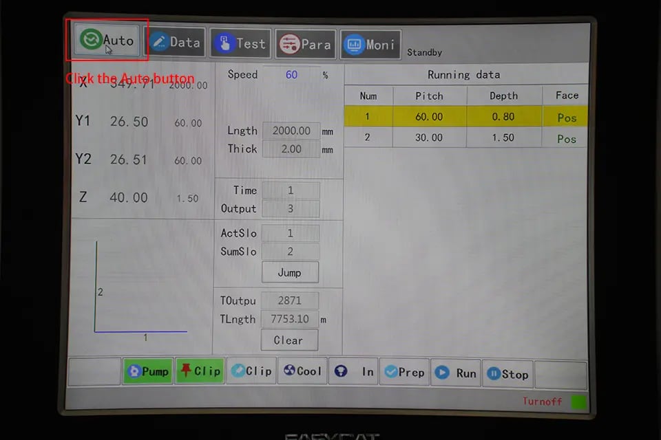 Click the Auto button