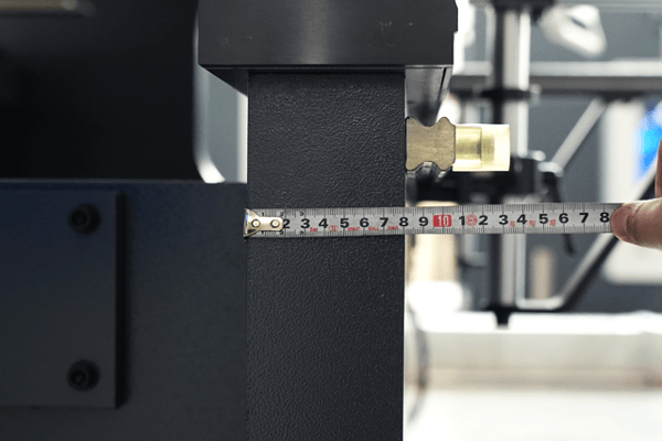 PBS-110T2500-DA58T Espessura da bancada de trabalho