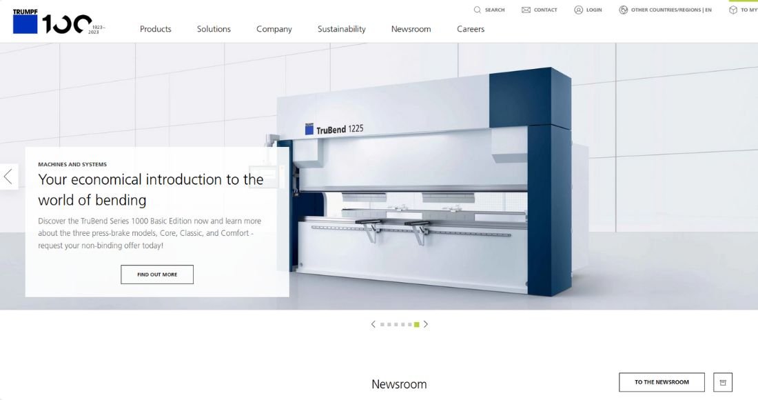 Fabricante de máquinas de corte