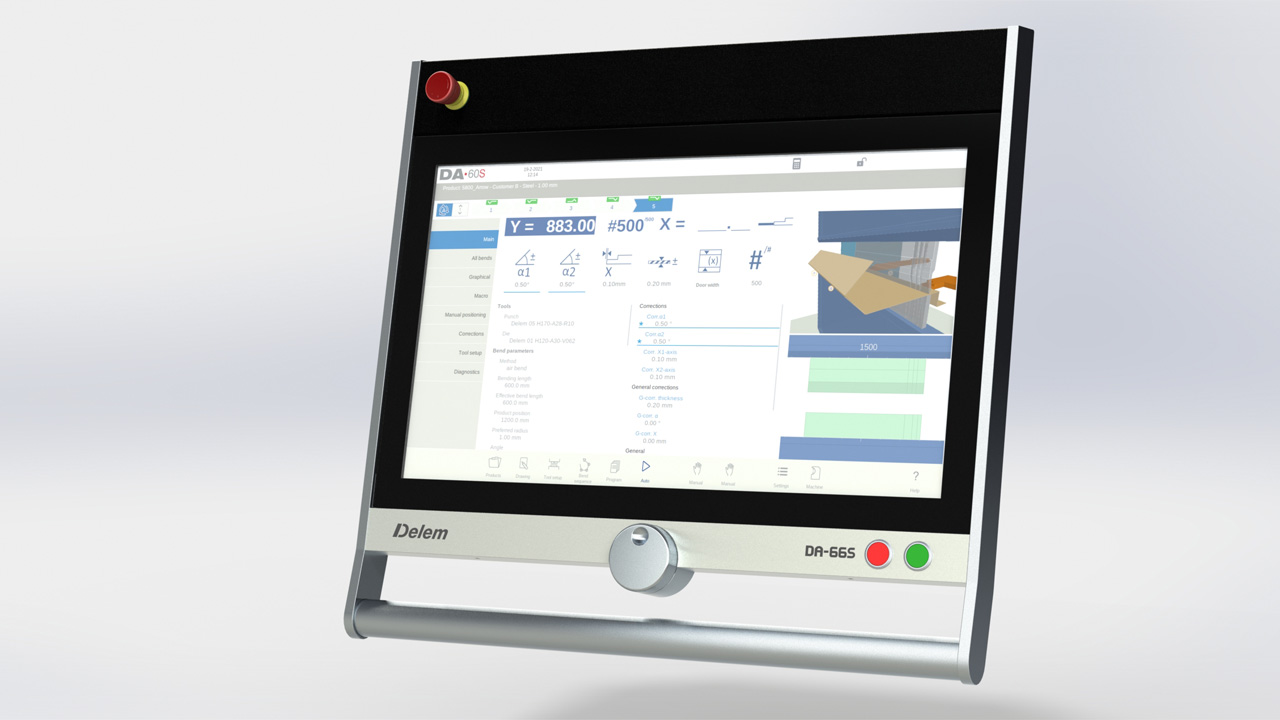 The DA66S controller for CNC Press Brake
