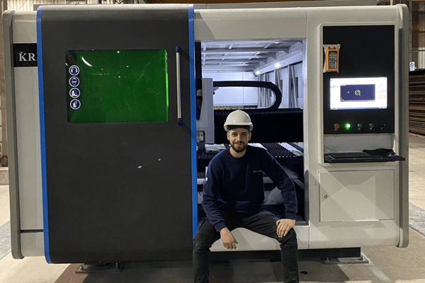 Sistema de laser de fibra Krass Máquina de corte a laser de fibra - foto do cliente 012