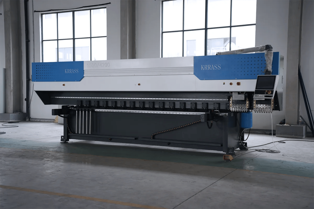 7-Axis Vertical V Grooving Machine with Double Rails HRK-1500X4200