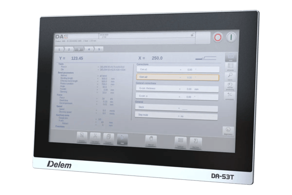 Introducing the DA-53Tx CNC Controller by Delem - Pictures 1 Controlador CNC DA53Tx