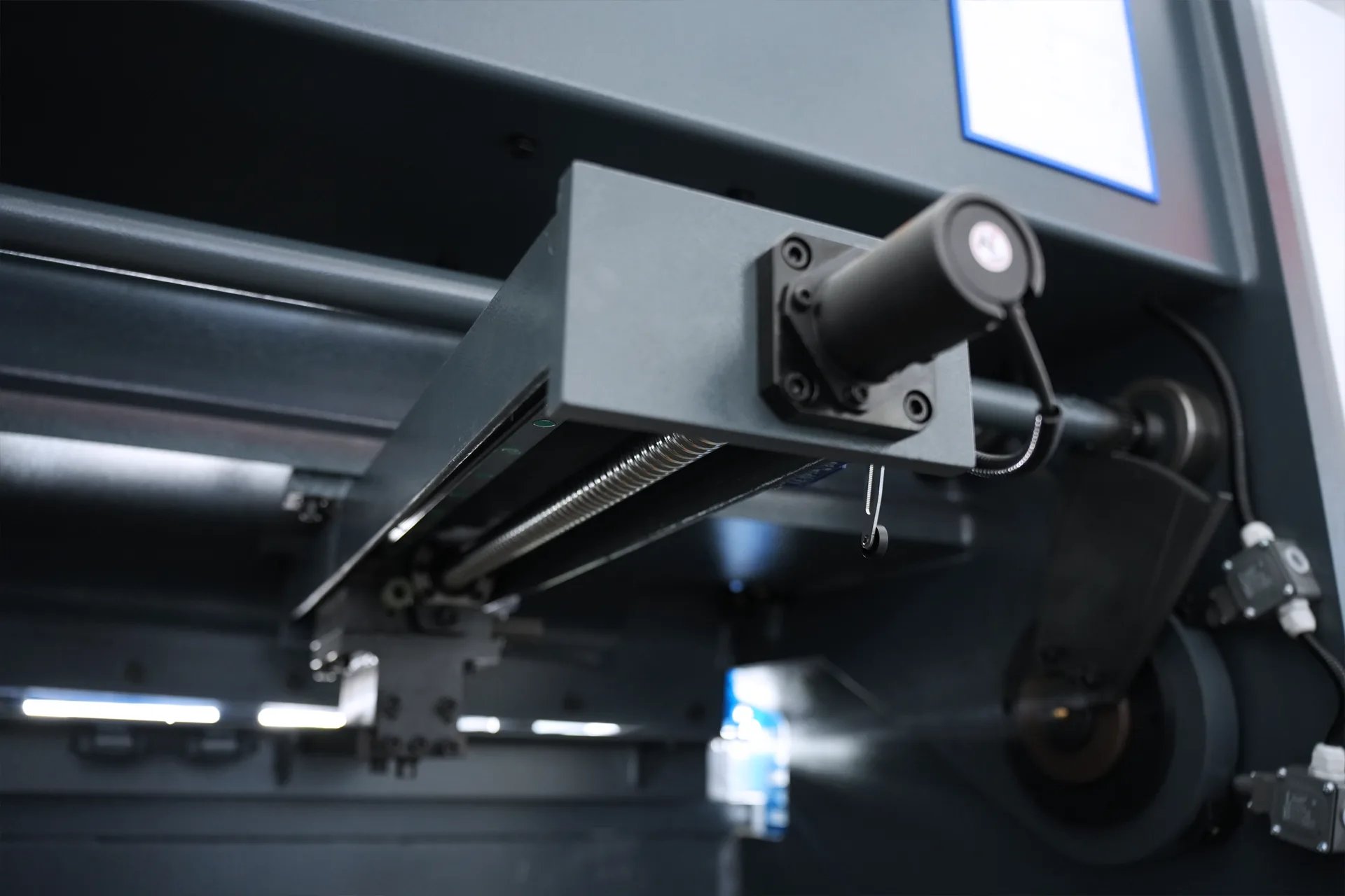 X-axis Motor and Screw