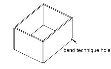 Mastering Sheet Metal Bending: Essential Techniques, Materials, and Tools - Pictures 30 Figure 26 Bending corner process hole