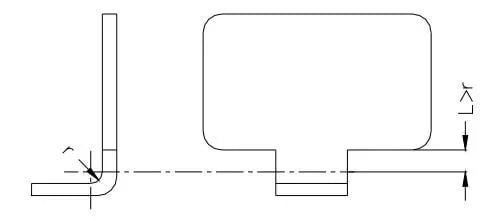 Mastering Sheet Metal Bending: Essential Techniques, Materials, and Tools - Pictures 32 Figure 28 The bend zone should avoid the location of the sudden change of the part