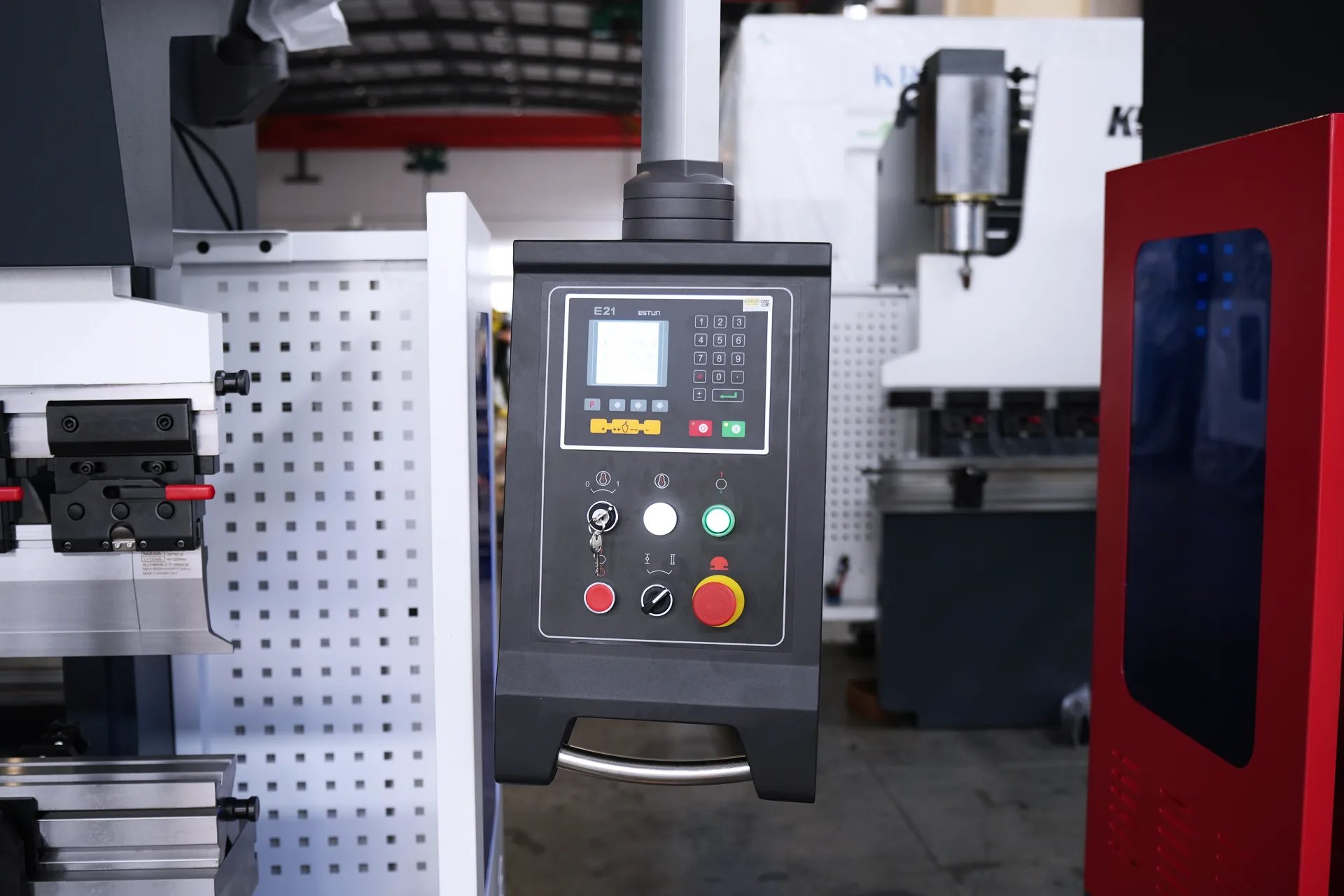 Prensa plegadora serie WC67K con control E21, prensa plegadora NC WC67K-200T3200 - control estun e21