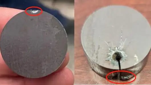 Abnormal Defects at the Starting Cutting Point