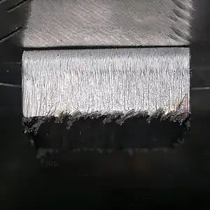 Hard Slag at the Lower Surface of Stainless Steel
