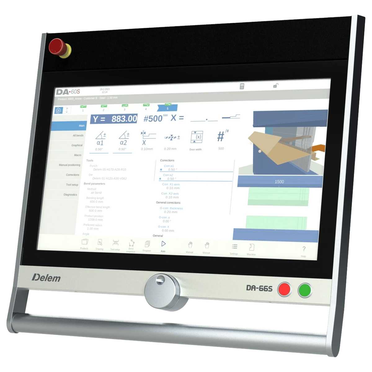 The Ultimate Guide to the KRRASS PBE Series Pump-Controlled CNC Press Brake: The Pinnacle of Eco-Precision and Dual-Servo Technology - Pictures 2 DELEM DA-66S